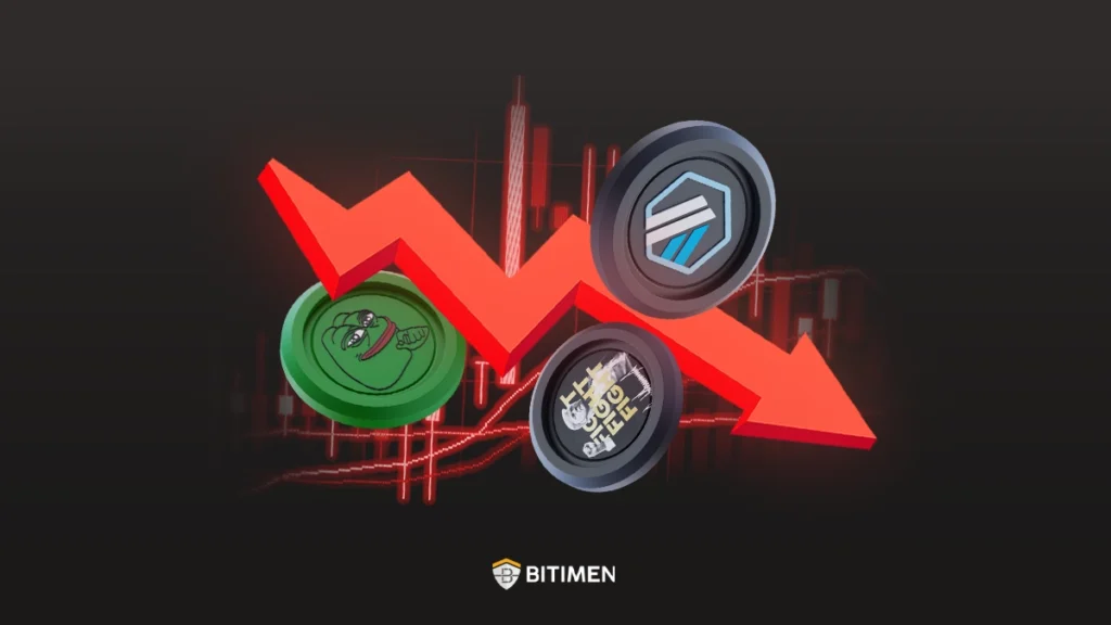 بیشترین ریزش ارز دیجیتال در یک سال؛ رمز ارزهای بازنده کدام‌اند؟